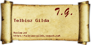 Telbisz Gilda névjegykártya